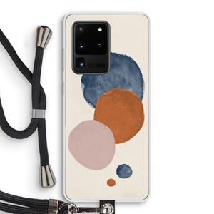 CaseCompany Geo #4: Samsung Galaxy S20 Ultra Transparant Hoesje met koord