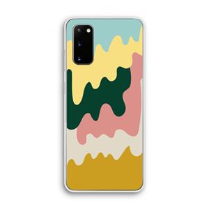 CaseCompany Baar B: Samsung Galaxy S20 Transparant Hoesje