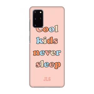 CaseCompany Cool Kids Never Sleep: Volledig geprint Samsung Galaxy S20 Plus Hoesje