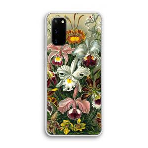 CaseCompany Haeckel Orchidae: Samsung Galaxy S20 Transparant Hoesje