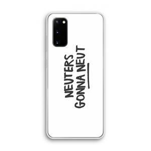 CaseCompany Neuters: Samsung Galaxy S20 Transparant Hoesje