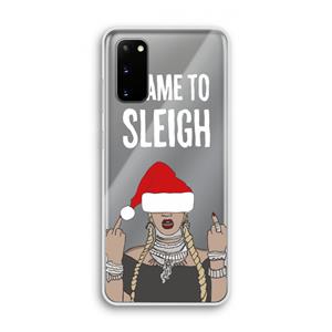 CaseCompany Came To Sleigh: Samsung Galaxy S20 Transparant Hoesje
