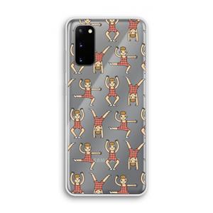 CaseCompany Gymboys: Samsung Galaxy S20 Transparant Hoesje