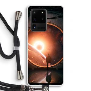 CaseCompany Ephemeral: Samsung Galaxy S20 Ultra Transparant Hoesje met koord