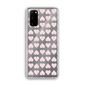 CaseCompany Ass 'n Titties: Samsung Galaxy S20 Transparant Hoesje
