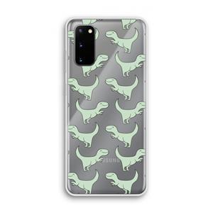 CaseCompany Dinos: Samsung Galaxy S20 Transparant Hoesje