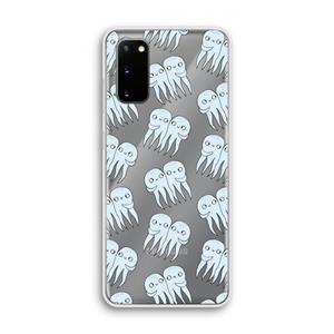CaseCompany Octopussen: Samsung Galaxy S20 Transparant Hoesje