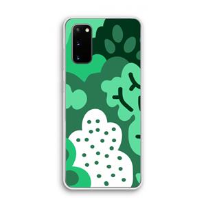 CaseCompany Bushes: Samsung Galaxy S20 Transparant Hoesje