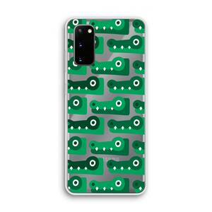CaseCompany Crocs: Samsung Galaxy S20 Transparant Hoesje
