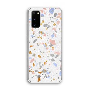 CaseCompany Terrazzo N°8: Samsung Galaxy S20 Transparant Hoesje