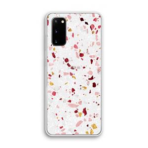 CaseCompany Terrazzo N°9: Samsung Galaxy S20 Transparant Hoesje