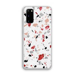 CaseCompany Terrazzo N°12: Samsung Galaxy S20 Transparant Hoesje