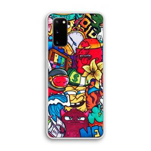 CaseCompany No Rules: Samsung Galaxy S20 Transparant Hoesje
