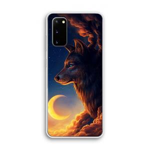 CaseCompany Night Guardian: Samsung Galaxy S20 Transparant Hoesje