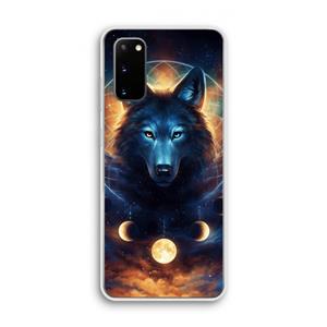 CaseCompany Wolf Dreamcatcher: Samsung Galaxy S20 Transparant Hoesje