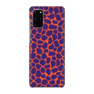 CaseCompany Purple Giraffe: Volledig geprint Samsung Galaxy S20 Plus Hoesje