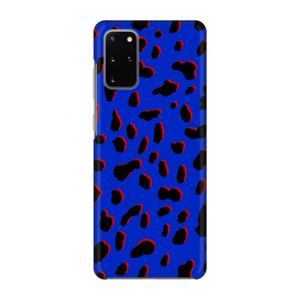 CaseCompany Blue Leopard: Volledig geprint Samsung Galaxy S20 Plus Hoesje