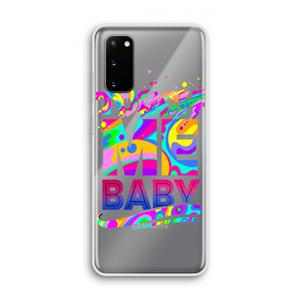 CaseCompany Touch Me: Samsung Galaxy S20 Transparant Hoesje