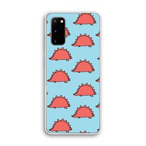 CaseCompany Dinosawrr: Samsung Galaxy S20 Transparant Hoesje