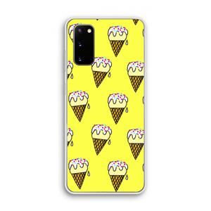 CaseCompany Isjes: Samsung Galaxy S20 Transparant Hoesje