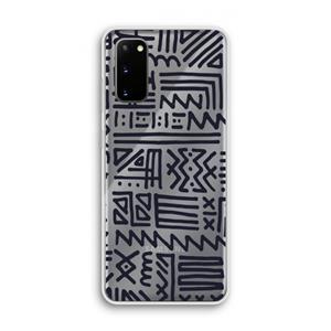 CaseCompany Marrakech print: Samsung Galaxy S20 Transparant Hoesje