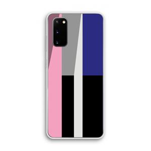 CaseCompany Gestalte 4: Samsung Galaxy S20 Transparant Hoesje