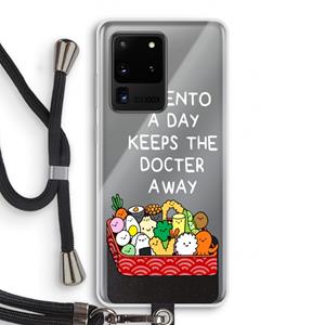 CaseCompany Bento a day: Samsung Galaxy S20 Ultra Transparant Hoesje met koord