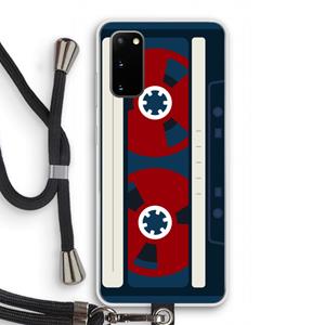 CaseCompany Here's your tape: Samsung Galaxy S20 Transparant Hoesje met koord