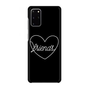 CaseCompany Friends heart black: Volledig geprint Samsung Galaxy S20 Plus Hoesje