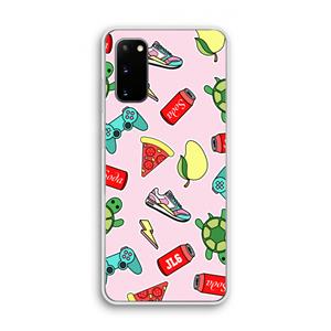 CaseCompany Things Jamie Loves: Samsung Galaxy S20 Transparant Hoesje