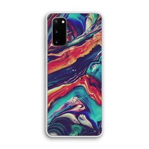 CaseCompany Chameleon Sun: Samsung Galaxy S20 Transparant Hoesje