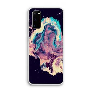 CaseCompany Cosmic Silence: Samsung Galaxy S20 Transparant Hoesje