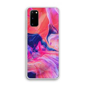 CaseCompany Earth And Ocean: Samsung Galaxy S20 Transparant Hoesje