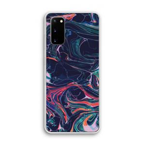 CaseCompany Light Years Beyond: Samsung Galaxy S20 Transparant Hoesje