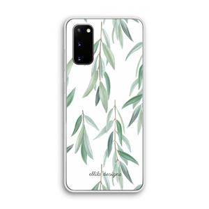 CaseCompany Branch up your life: Samsung Galaxy S20 Transparant Hoesje