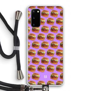CaseCompany Giants: Samsung Galaxy S20 Transparant Hoesje met koord