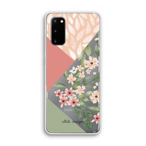 CaseCompany Sweet heaven geometrics: Samsung Galaxy S20 Transparant Hoesje