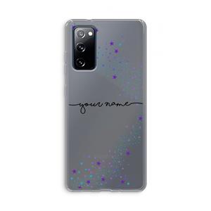 CaseCompany Sterren: Samsung Galaxy S20 FE / S20 FE 5G Transparant Hoesje