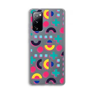 CaseCompany 8-bit N°2: Samsung Galaxy S20 FE / S20 FE 5G Transparant Hoesje
