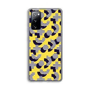 CaseCompany 8-bit N°3: Samsung Galaxy S20 FE / S20 FE 5G Transparant Hoesje