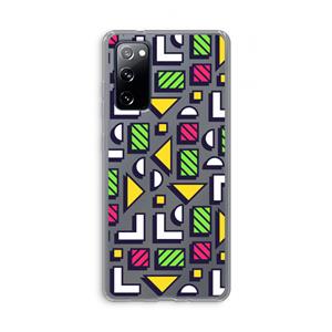 CaseCompany 8-bit N°4: Samsung Galaxy S20 FE / S20 FE 5G Transparant Hoesje