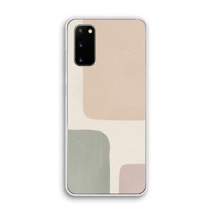 CaseCompany Geo #7: Samsung Galaxy S20 Transparant Hoesje