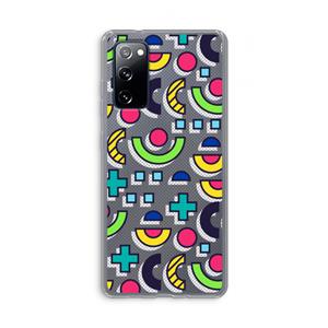 CaseCompany 8-bit N°6: Samsung Galaxy S20 FE / S20 FE 5G Transparant Hoesje