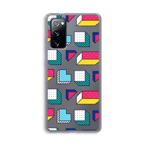 CaseCompany 8-bit N°7: Samsung Galaxy S20 FE / S20 FE 5G Transparant Hoesje