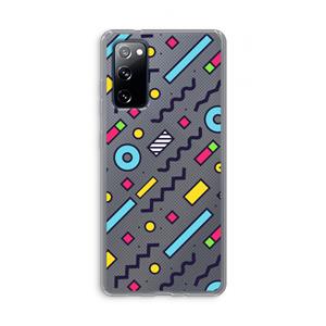 CaseCompany 8-bit N°8: Samsung Galaxy S20 FE / S20 FE 5G Transparant Hoesje