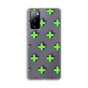 CaseCompany 8-bit N°10: Samsung Galaxy S20 FE / S20 FE 5G Transparant Hoesje