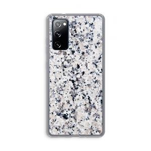 CaseCompany Gespikkelde marmer: Samsung Galaxy S20 FE / S20 FE 5G Transparant Hoesje