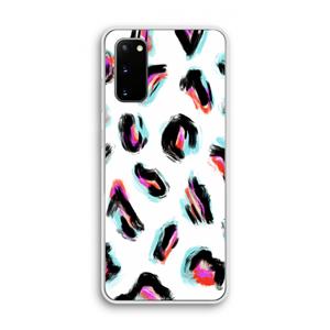 CaseCompany Cheetah color: Samsung Galaxy S20 Transparant Hoesje