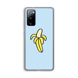 CaseCompany Banana: Samsung Galaxy S20 FE / S20 FE 5G Transparant Hoesje
