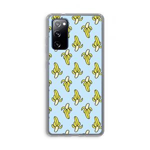 CaseCompany Bananas: Samsung Galaxy S20 FE / S20 FE 5G Transparant Hoesje